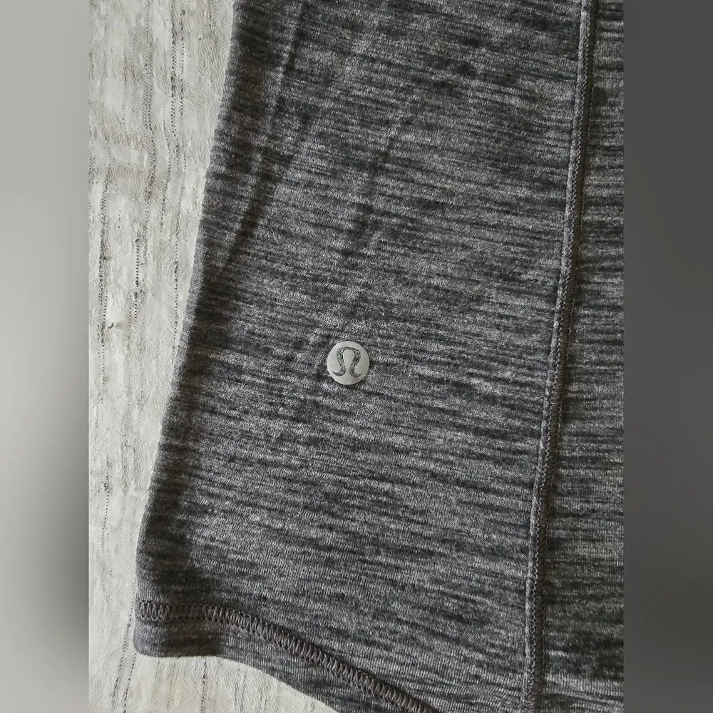 lululemon Charcoal Racerback Essential Tank Top